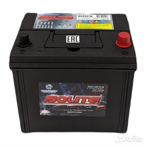 Аккумулятор Solite 95D23L (85Ач, 630А)