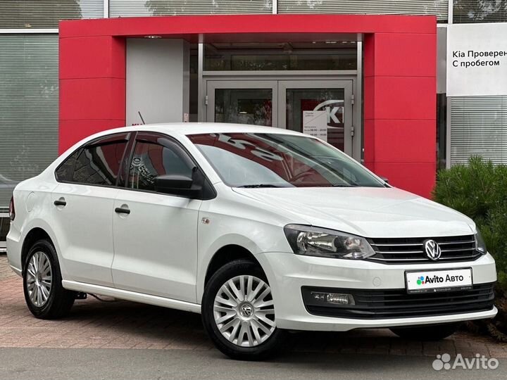 Volkswagen Polo 1.6 AT, 2018, 132 485 км