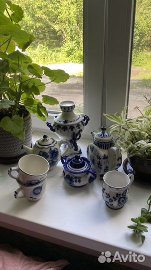 Чайный сервиз гжель