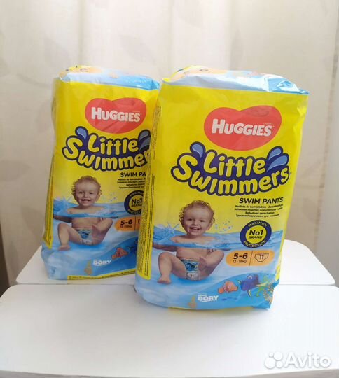 Подгузники трусики для плавания Хаггис 2 уп