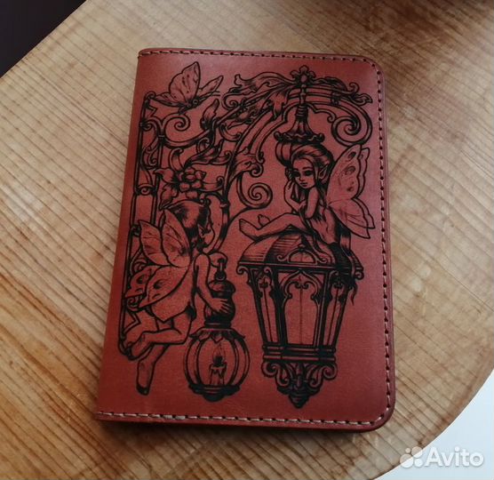 Обложка для паспорта натуральная кожа