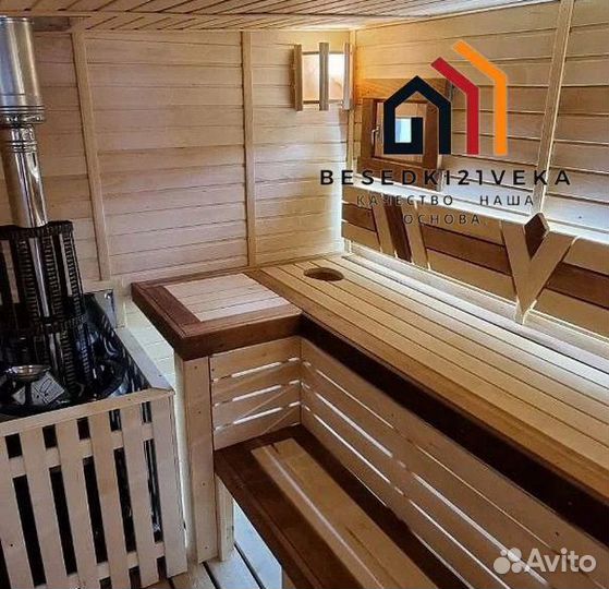 Баня деревянная