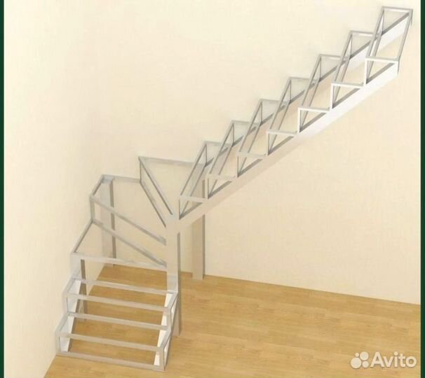 Лестница из металла
