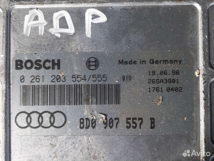 Эбу двигателя Audi A4 B5 1.6I