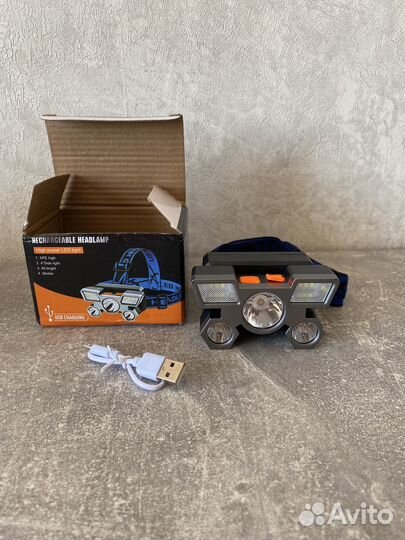 Налобный фонарь аккумуляторный