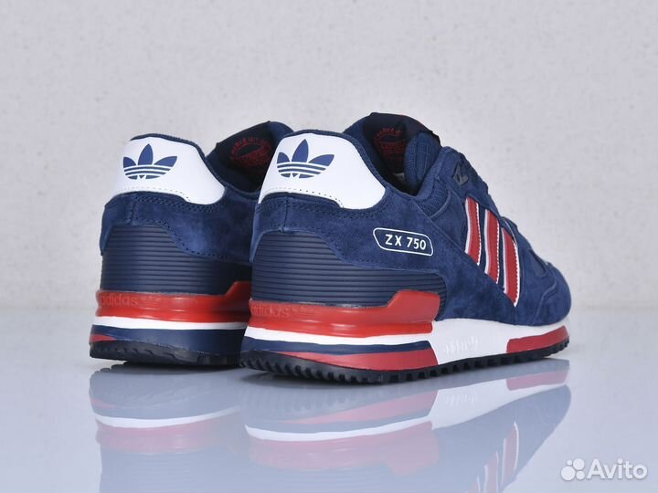 Кроссовки Adidas ZX 750 натуральная замша