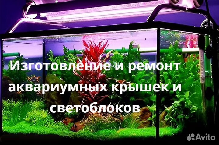Аквариумы,террариумы,крышки,светоблоки,ремонт,изго