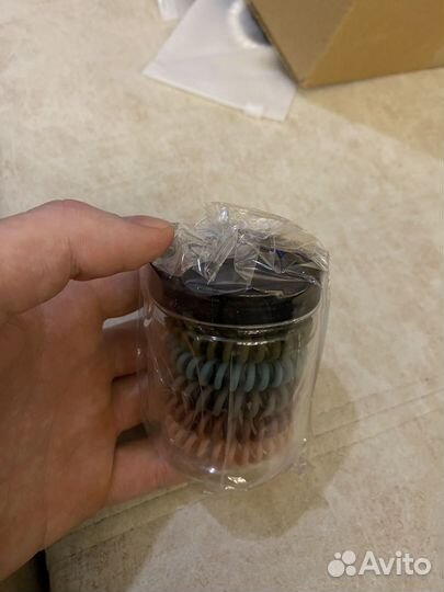 Банка резинок для волос 5+5, 8шт