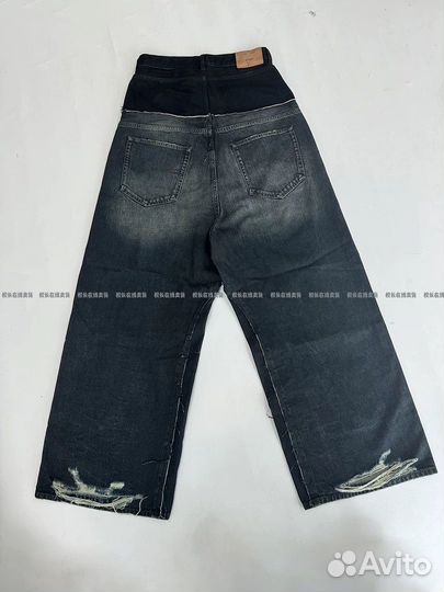 Balenciaga Hybrid Jeans джинсы широкие