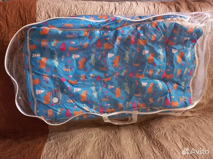 Зимний конверт в коляску