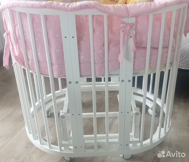 Детская кровать-трансформер с 2 матрасами