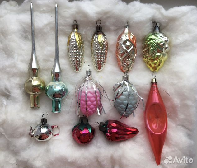 Елочные игрушки, верхушки 60-80 годы (за все)