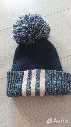 Шапка шлем kivat, шапка adidas, перчатки reima