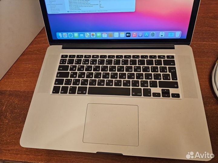 Ноутбук Apple MacBook Pro 15 Late 2013 i7 2 ггц 8