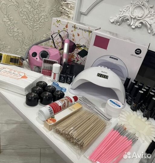 Набор для наращивания ногтей и гель лака