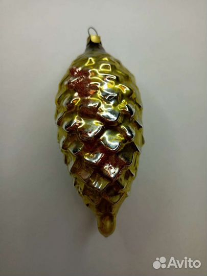 Шишка. Ёлочные игрушки СССР 4 шт