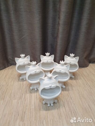 Конфетница Котик, подарок для дома