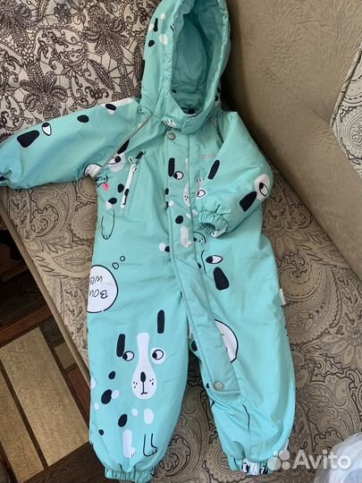 Комбинезон демисезонный crockid 80 86 для девочки