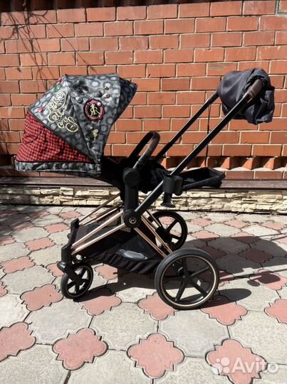 Коляска Cybex Priam III Rebellious шасси Rose Gold