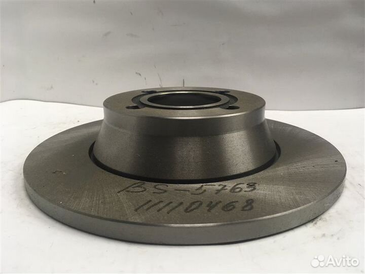 Диск тормозной передний не вентилируемый Audi