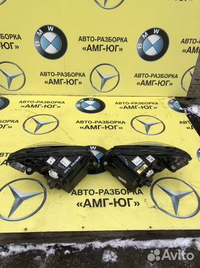 Mercedes W205 C205 C-class Комплект фар 1 линза