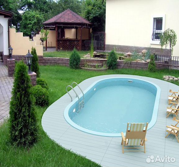 Пластиковый бассейн