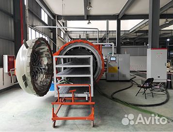 Автоклав для композитных материалов с препрегом та