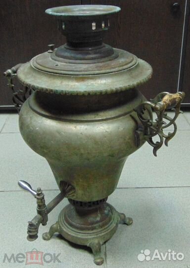 Самовар угольный старинный ваза