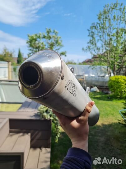 Банка глушитель ktm exc 4т