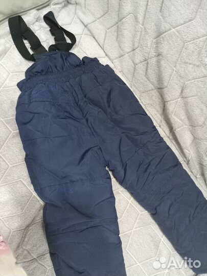 Полукомбинезон зимний на мальчика 110