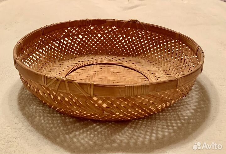 Корзина из ротанга (ручная работа)