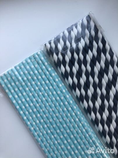 Бумажные трубочки новые