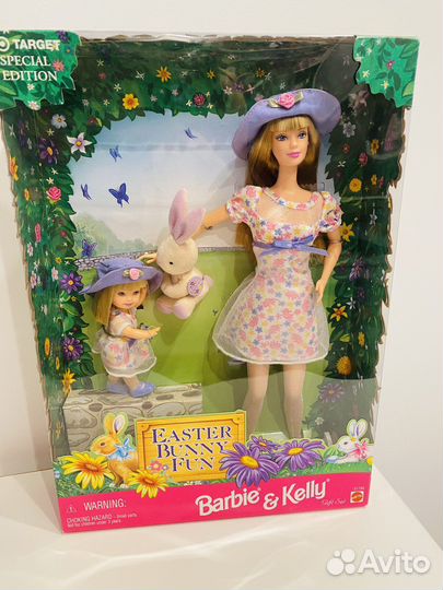 Барби/Barbie & Kelly Easter Bunny Fun нрфб