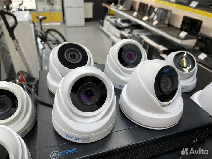 Видеонаблюдение 8 камер 2мп + регистратор