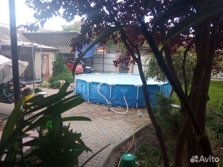 Продам бассейн каркасный бу