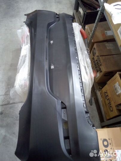 Бампер задний hyundai solaris14- HB накладка