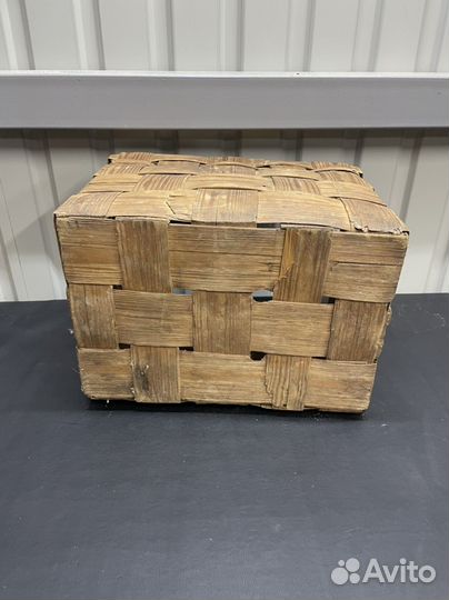 Короб старинный плетюха корзина