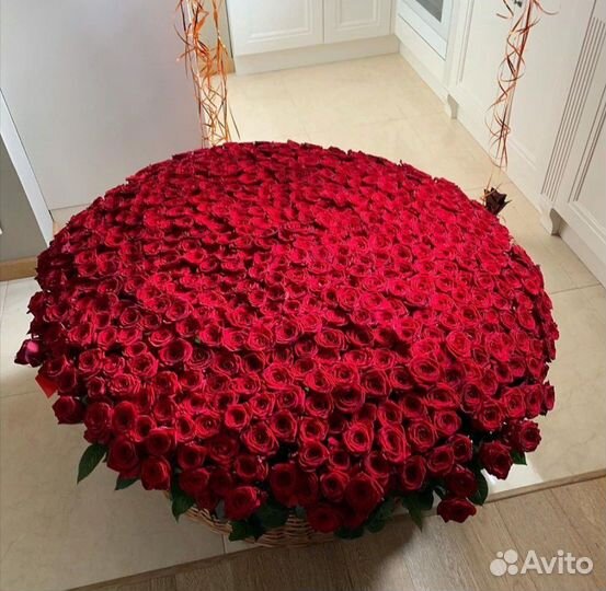 501 роза в корзине с доставкой