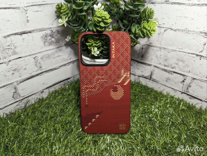 Чехол Pitaka iPhone 15 Pro Chinese Dragon Limited
