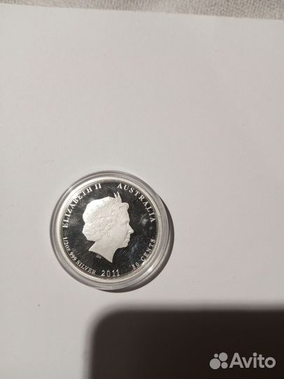 Монета 50 центов, 2011, австралийская коала