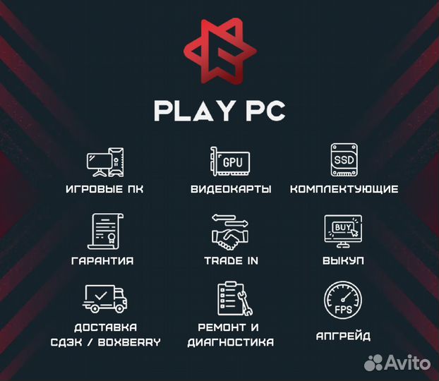 Игровой пк i3 12100f/RTX 3060/DDR4 16GB/M2 250GB