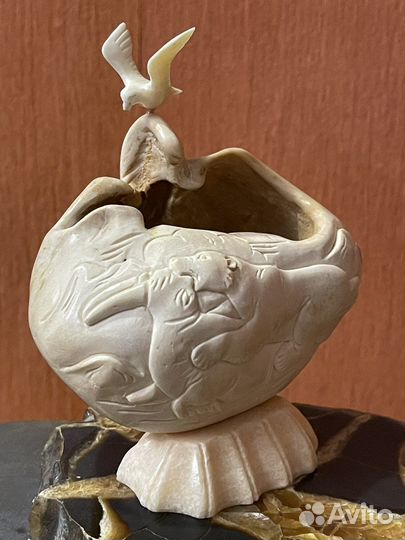 Редкая северная композиция из кости