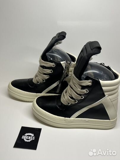 Кеды rick owens geobasket jumbo lace