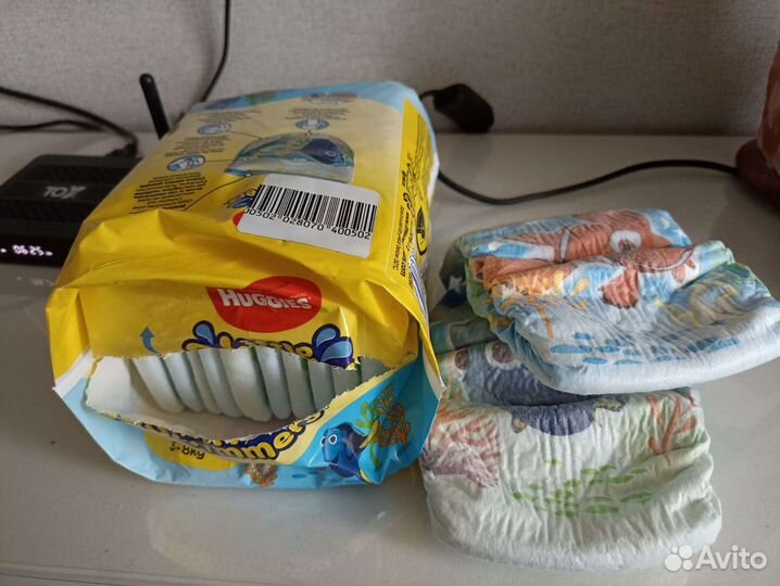 Подгузники для плавания Huggies little swimmers
