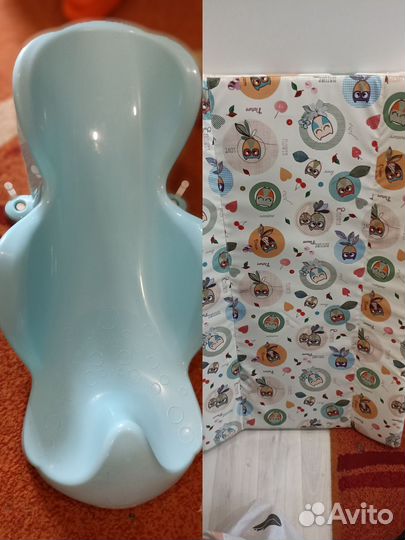 Горка для купания и доска пеленальная