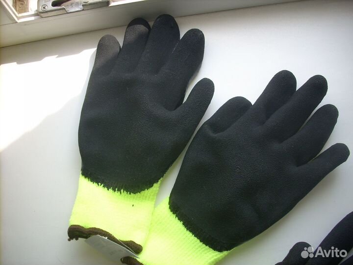 Перчатки зимние рабочие со вспененным латексом