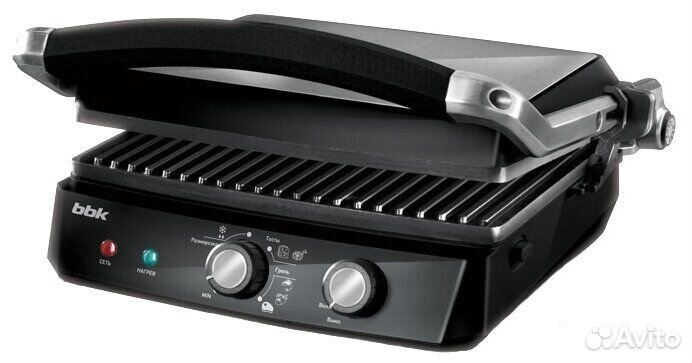 BBK BEG2002, черный/серебристый