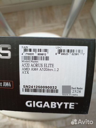 Raizen 5 5600+gigabyte a520 aorus elite