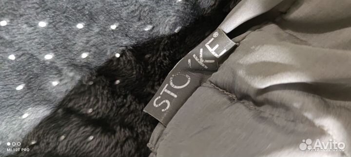 Зимний конверт пуховый в коляску, до 80 см