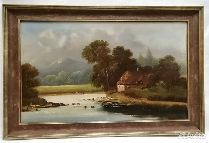 Картины парные Пейзаж. Cheveb. Европа. Холст, масл